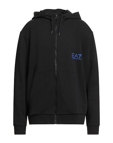 EA7 Hooded sweatshirt Black 100% Cotton