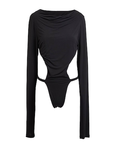 ENTIRE STUDIOS TOPS & TEES Charcoal 93% Viscose, 7% Elastane