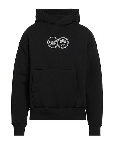 BARROW Hooded sweatshirt Black 65% Cotton, 35% Polyester