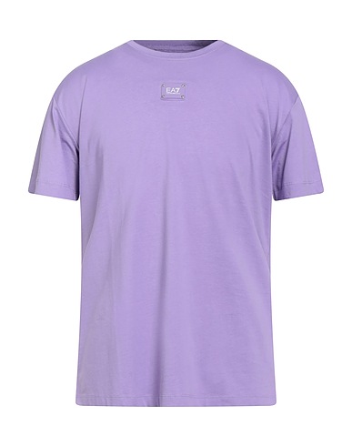 EA7 Basic T-Shirt Lilac 100% Cotton