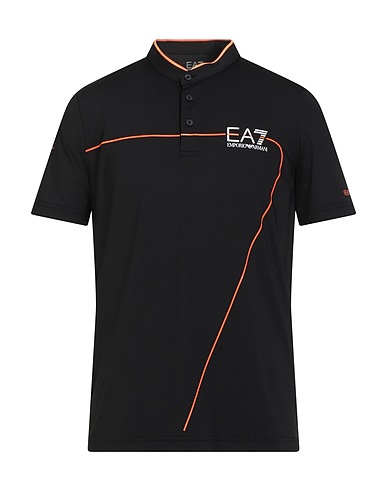EA7 Ｔシャツ ブラック ナイロン 92% / ポリウレタン 8%