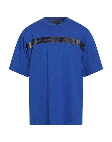 ARMANI EXCHANGE T-shirt Blu china 100% Cotone