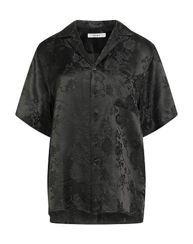 6397 Floral shirts & blouses Dark green 51% Silk, 49% Viscose