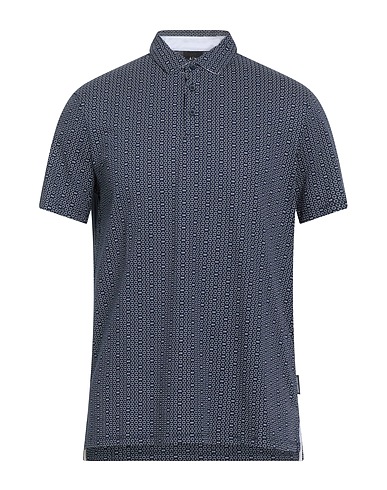 ARMANI EXCHANGE Polo shirt Midnight blue 100% Cotton