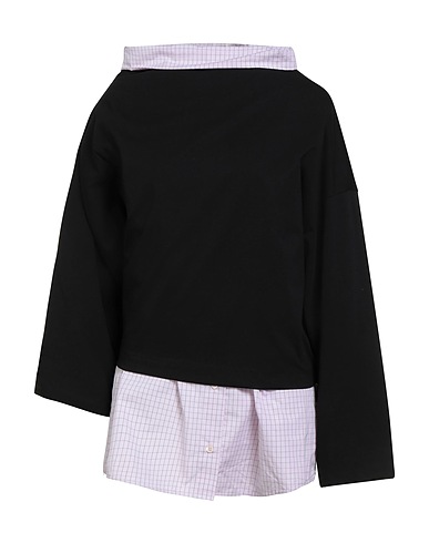 DRIES VAN NOTEN Ｔシャツ ブラック コットン 100%