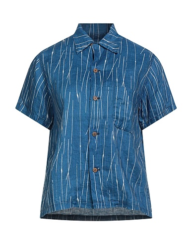 KAPITAL Linen shirt Blue 100% Linen