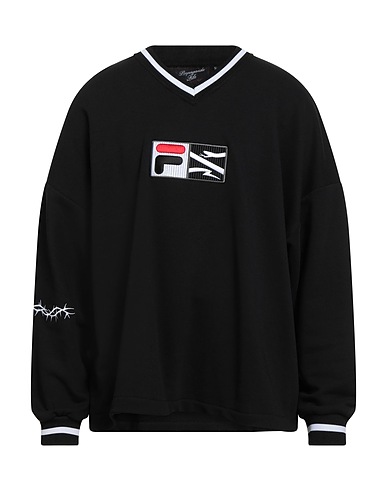 FILA Sweatshirt Black 80% Cotton, 20% Polyester