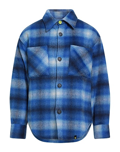 BARROW Kariertes Hemd Blau 50% Polyacryl, 25% Polyester, 20% Wolle, 5% Andere Fasern