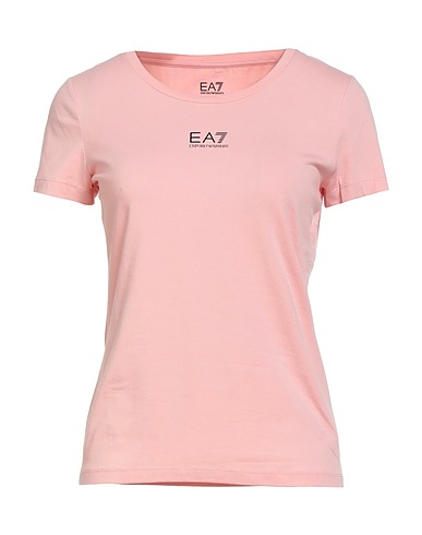 EA7 Basic T-Shirt Pink 70% Cotton, 26% Modal, 4% Elastane