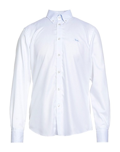 HARMONT & BLAINE Solid colour shirt BIANCO 100% Cotton