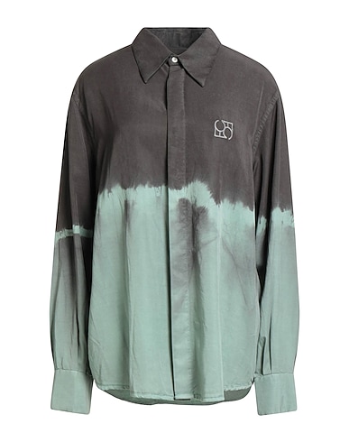 FEDERICO CINA Shirts Charcoal 100% Lyocell