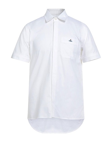 VIVIENNE WESTWOOD Solid colour shirt White 100% Cotton