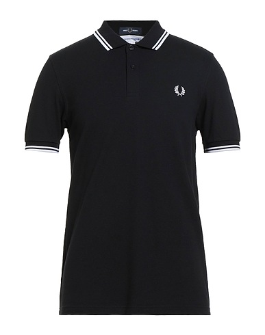 COMME des GARÇONS SHIRT Polo shirt Black 100% Cotton