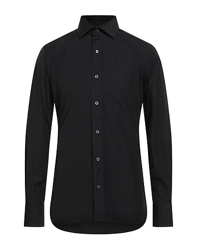 TOM FORD Einfarbiges Hemd Schwarz 100% Baumwolle