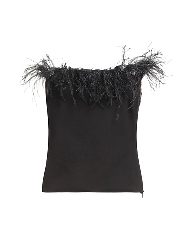 SOUVENIR Top PRIVÉE Nero 68% Viscosa, 27% Poliammide, 5% Elastan