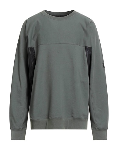 Y-3 Sweatshirt Military green 77% Organic cotton, 21% Polyamide, 2% Elastane