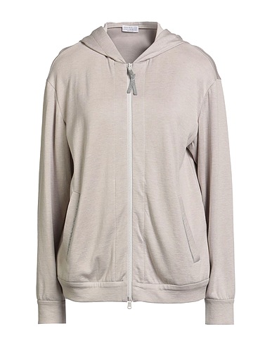 BRUNELLO CUCINELLI Cardigan Sabbia 67% Cotone, 31% Seta, 2% Poliammide, Ottone