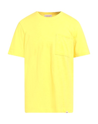 ORLEBAR BROWN Basic T-Shirt Yellow 100% Cotton
