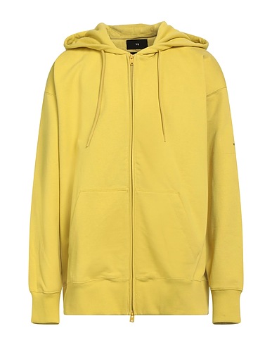 Y-3 Hooded sweatshirt Yellow 96% Organic cotton, 4% Elastane