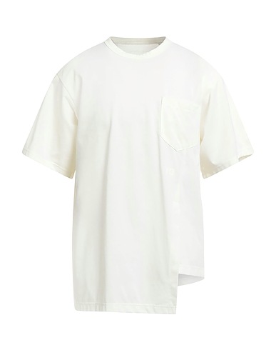 Y-3 Basic T-Shirt Off white 55% Cotton, 45% Recycled polyester