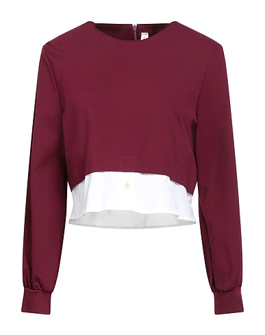 TENSIONE IN Top Plum 65% Viscose, 32% Nylon, 3% Elastane