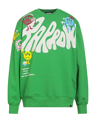 BARROW Sweatshirt Green 100% Cotton