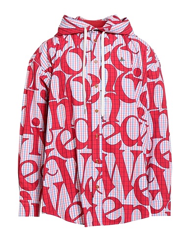 VIVIENNE WESTWOOD Checked shirt Red 100% Cotton, Viscose, Polyester