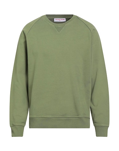 ORLEBAR BROWN Sweatshirt Militärgrün 100% Baumwolle, Elastan