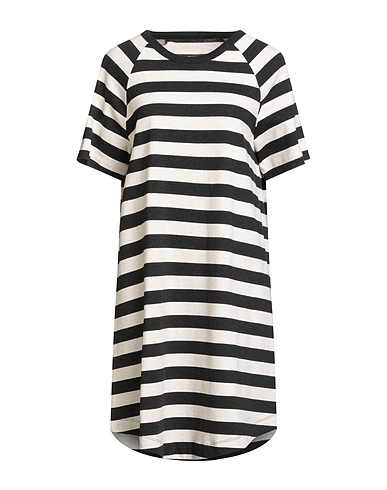 MANILA GRACE Short dress Black 100% Organic cotton