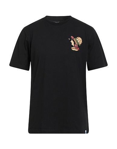 INBETWEENERS T-shirt Μαύρο 100% Βαμβάκι