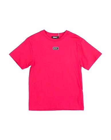 DKNY T-shirt Φούξια 100% Βαμβάκι