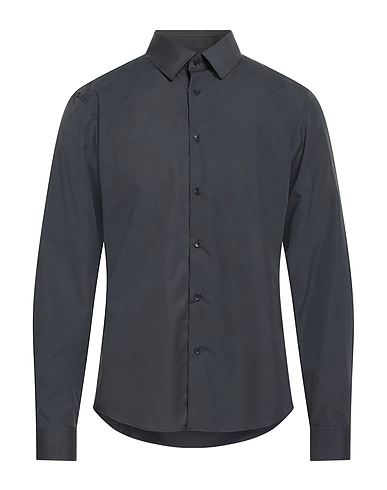 SANDRO Camicia tinta unita Antracite 100% Cotone