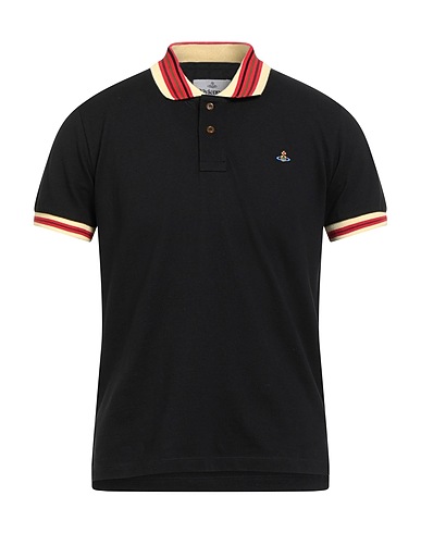 VIVIENNE WESTWOOD Polo shirt Black 100% Cotton