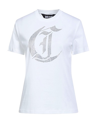 JUST CAVALLI T-shirt White 100% Cotton