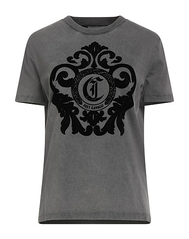 JUST CAVALLI T-shirt Grigio 100% Cotone