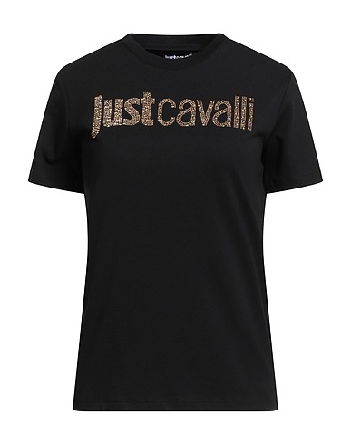 JUST CAVALLI T-shirt Black 100% Cotton