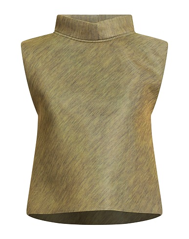 PHILOSOPHY di LORENZO SERAFINI Top Military green 90% Polyester, 10% Elastane