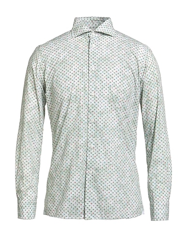 ALTEMFLOWER Patterned shirt Light green 100% Cotton
