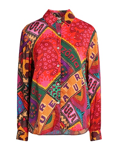 FARM RIO Camicie  e bluse fantasia Rosso 55% Rayon, 45% Viscosa