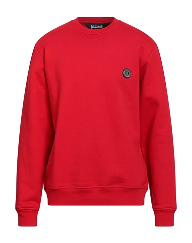 JUST CAVALLI Sweatshirt Red 100% Cotton