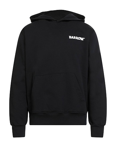 BARROW Hooded track jacket  Black 100% Cotton