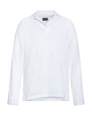 GIORGIO ARMANI Linen shirt White 100% Linen
