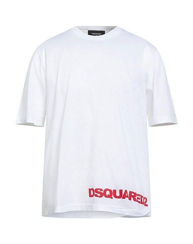 DSQUARED2 티셔츠 화이트 100% 코튼