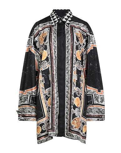 ROBERTO CAVALLI Patterned shirts & blouses Black 100% Silk