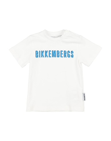 BIKKEMBERGS T-shirt BIANCO 95% Coton, 5% Élasthanne