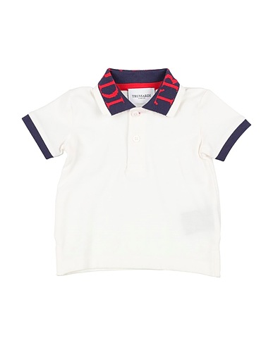 TRUSSARDI JUNIOR ポロシャツ ホワイト コットン 100%