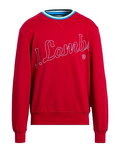 JOHNNY LAMBS Sweatshirt Red 100% Cotton