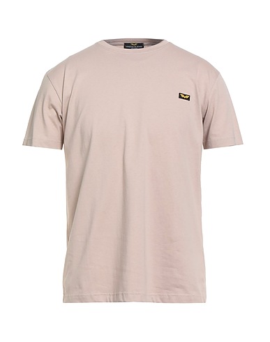 ARMATA DI MARE Basic T-Shirt Beige 100% Baumwolle