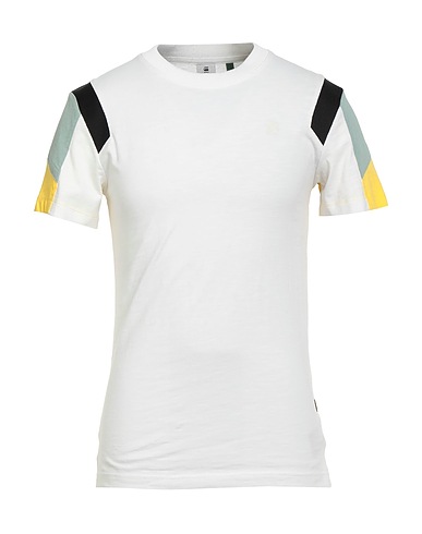 G-STAR RAW T-shirt White 100% Organic cotton, Polyester, Elastane