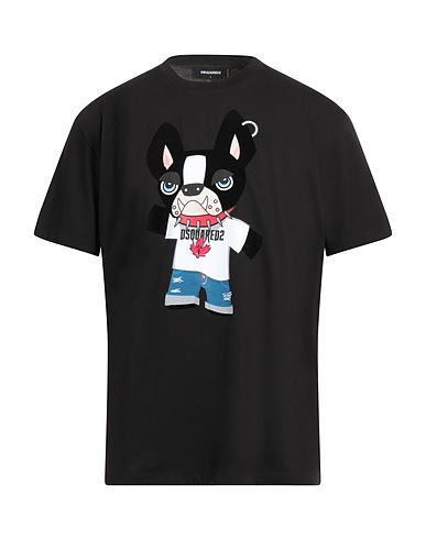DSQUARED2 T-shirt Nero 100% Cotone